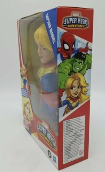 NEW! Hasbro Playskool Mega Mighties Marvel Super Hero Adventures Captain Marvel - Picture 4 of 8